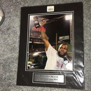 NWT Red Sox Big Papi- David Ortiz matted photo